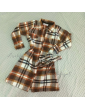 Surchemise / Robe chemise à carreaux longue fille  - Assalafiyat
