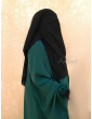 Cap niqab middle length 3 layers