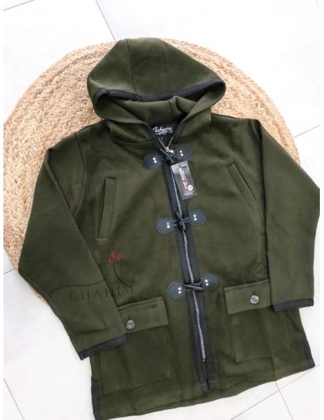 Qachabiya courte moderne style Duffle Coat Homme