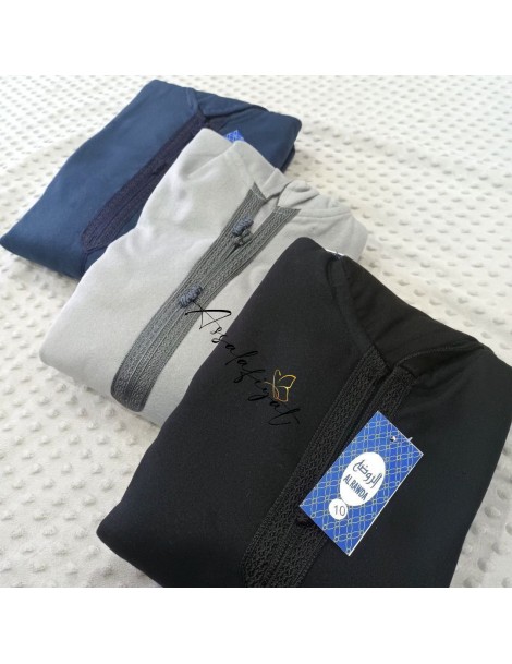 Qachabiya velours homme chaude pour l'hiver