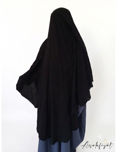 NIqab/Sitar Saudi 3 voiles 125cm