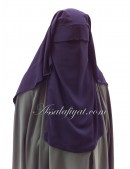 Niqab casquette 3 voiles