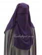 Niqab casquette 3 voiles